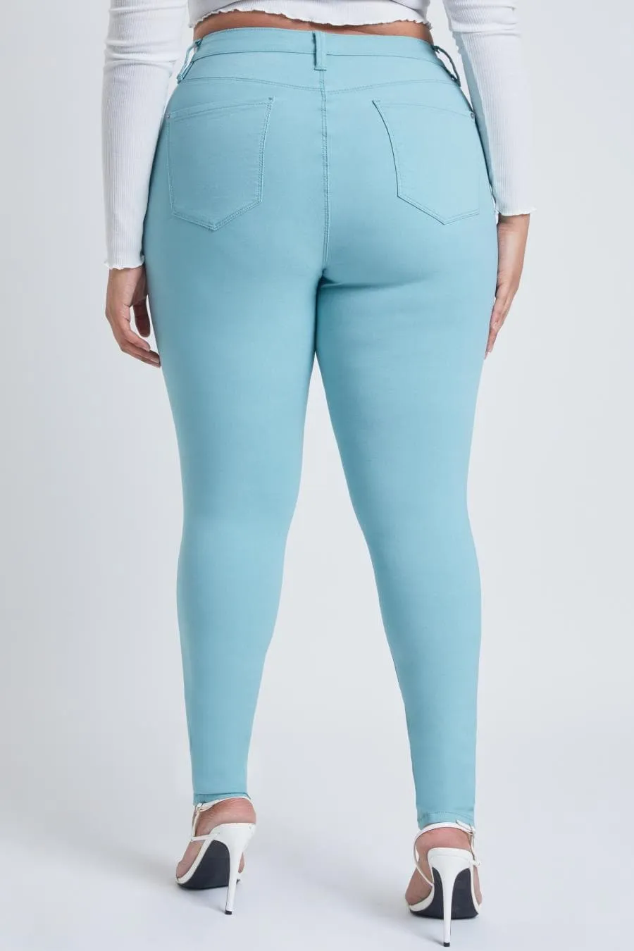 Women´s Plus Hyperstretch Skinny Pants, Sky Light Blue
