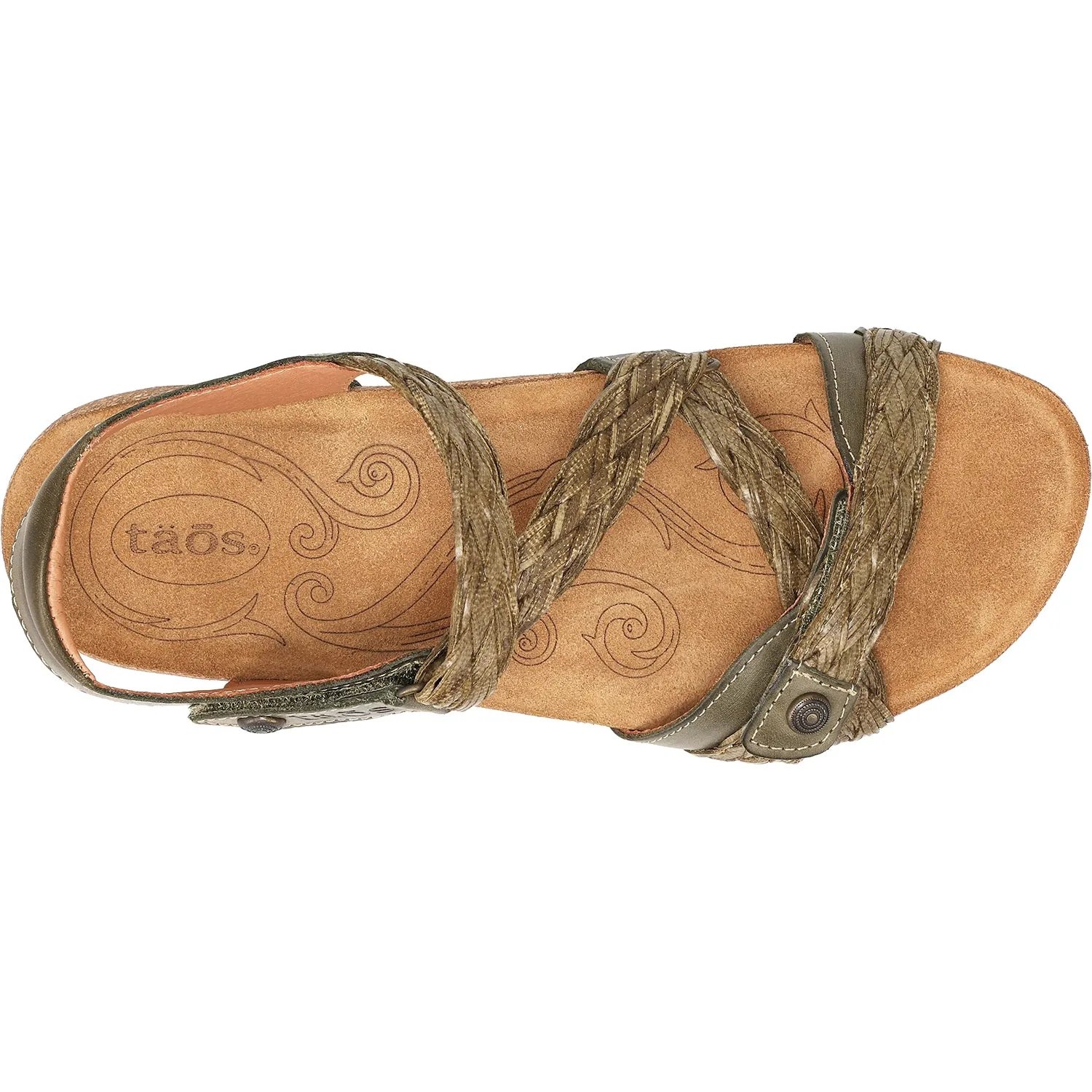 Women's Taos Newlie Olive Leather