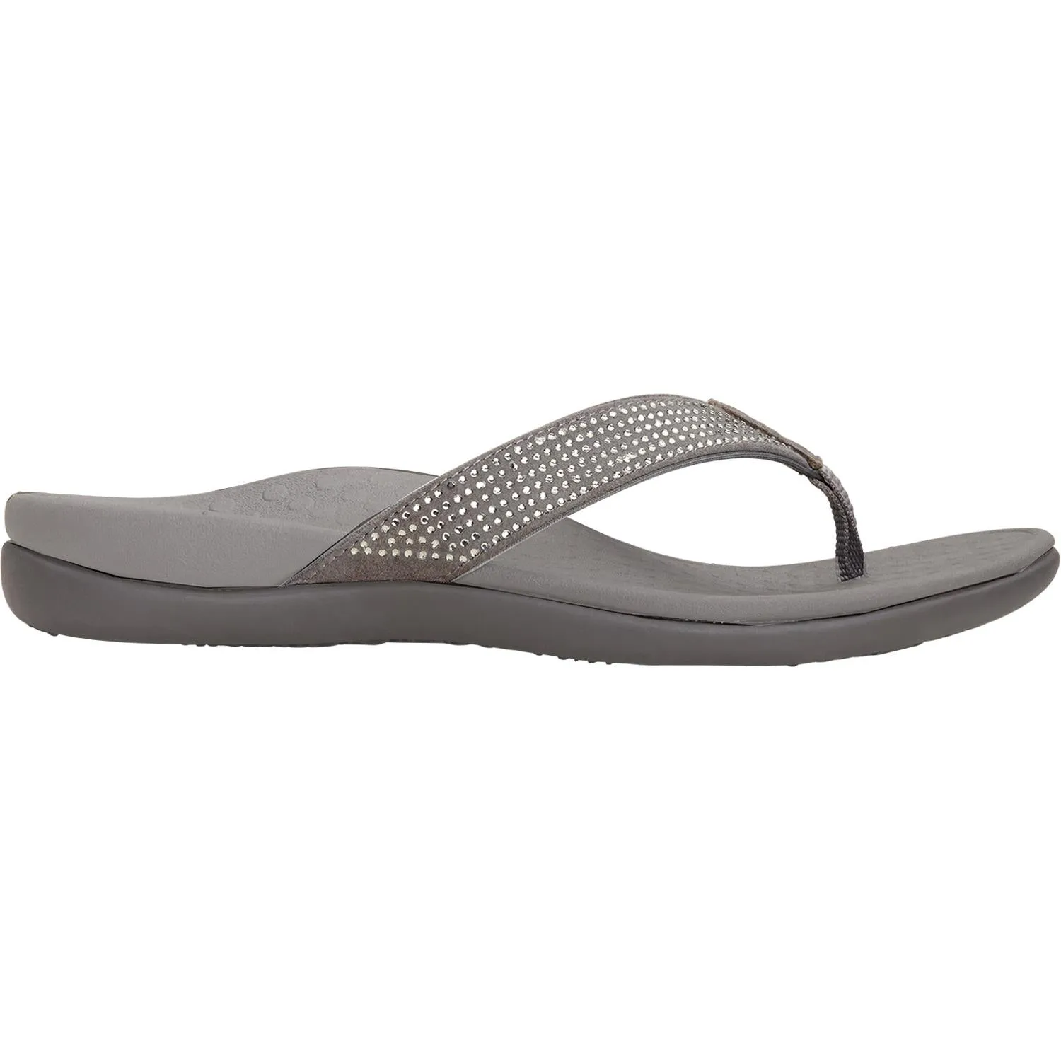 Women's Vionic Tide Rhinestones Pewter Suede