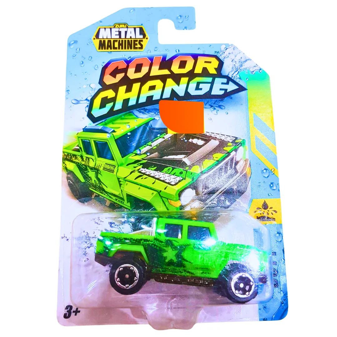 Zuru Metal Machines Jeep Color Change Toy Vehicle - Water-Activated Action for Kids (3 )
