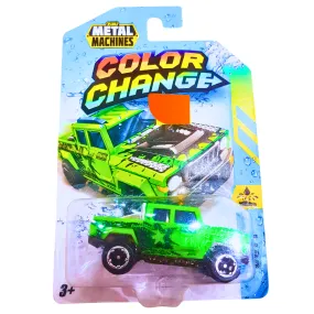 Zuru Metal Machines Jeep Color Change Toy Vehicle - Water-Activated Action for Kids (3 )
